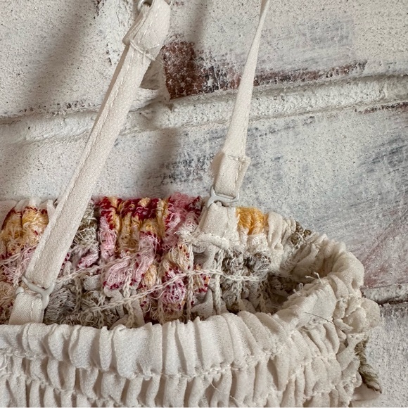 Free People Augusta Floral Crop tube Top NEW size XS - Picture 10 of 10